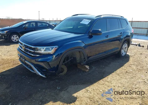2021 Volkswagen Atlas 3.6L V6 Se W/Technology from USA, damaged, VIN 1V2HR2CA4MC547168